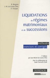 Liquidations de régimes matrimoniaux et de successions