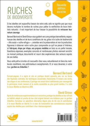 Ruches de biodiversité. Manuel pratique au service des abeilles  édition revue et augmentée