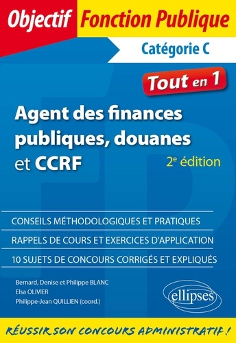 Agent des finances publiques, douanes et CCRF. Catégorie C 2e édition