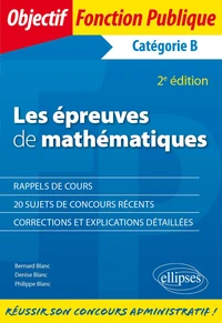 Les épreuves de mathématiques aux concours