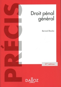 Bernard Bouloc - Droit pénal général.