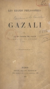 Bernard Carra de Vaux et Clodius Piat - Gazali.