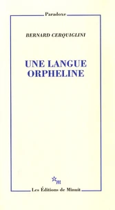Une langue orpheline