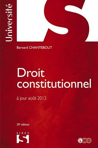 Droit constitutionnel 29e édition