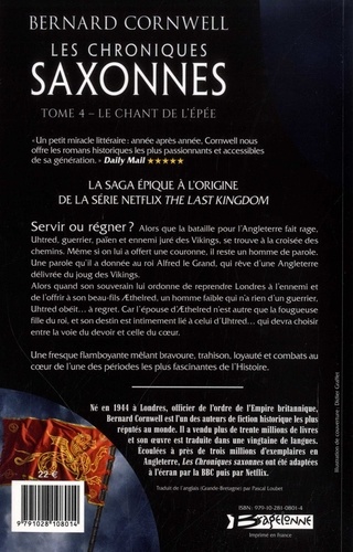 Les Chroniques saxonnes Tome 4 Le chant de l'épée