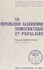 La république algérienne démocratique et populaire