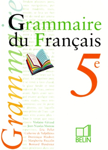 Bernard Dardinier - Grammaire du français 5e.