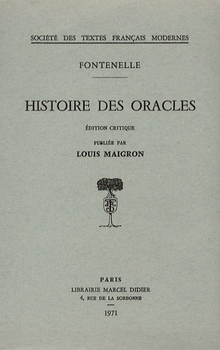 Histoire des oracles