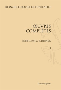 Bernard de Fontenelle - Oeuvres complètes - 3 volumes (1818).
