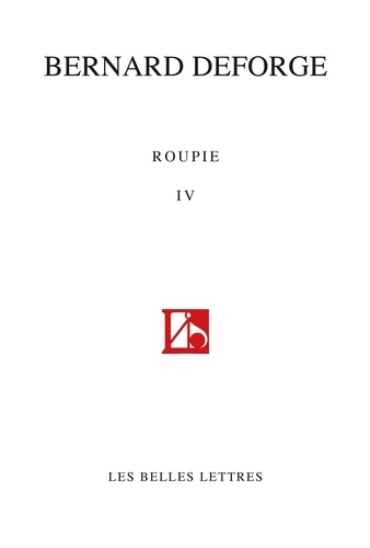 Roupie IV. (Sonnets 2012-2016)