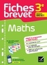 Bernard Demeillers - Fiches brevet- Maths 3e Brevet 2025 - tout le programme en fiches de révision détachables.