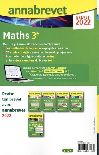 Maths 3e  Edition 2022