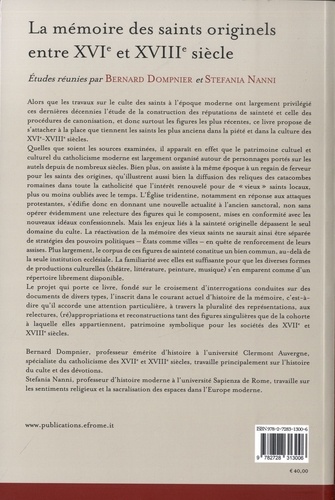 La mémoire des saints originels entre XVIe et XVIIIe siècle