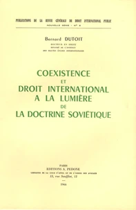 Coexistence et droit international à la lumière de la doctrine soviétique