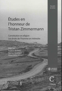 Etudes en l'honneur de Tristan Zimmermann
