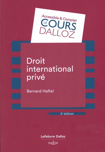 Droit international privé  Edition 2023
