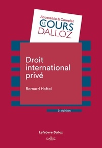 Bernard Haftel - Droit international privé.