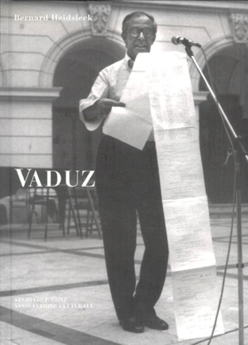 Bernard Heidsieck - Vaduz. 1 CD audio