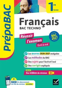 Prépabac - Français 1re technologique Bac de français 2027 (écrit &amp; oral)