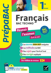 Prépabac - Français 1re technologique Bac de français 2027 (écrit & oral)