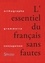 L'essentiel du français sans fautes