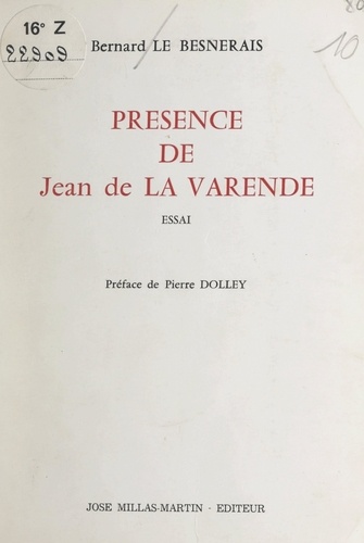 Présence de Jean de La Varende