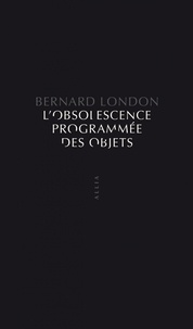 Livre téléchargeable et gratuit L'Obsolescence programmée des objets  - Pour en finir avec la grande dépression