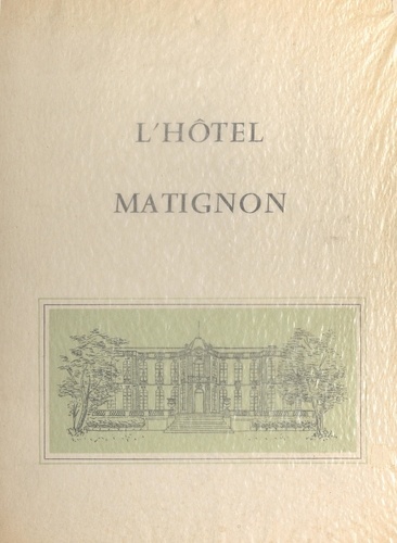 L'hôtel Matignon