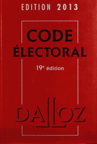 Bernard Maligner - Code électoral 2013.