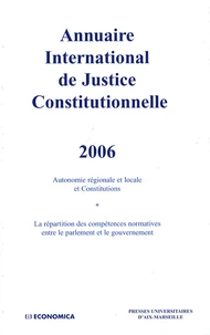 Annuaire International de Justice Constitutionnelle