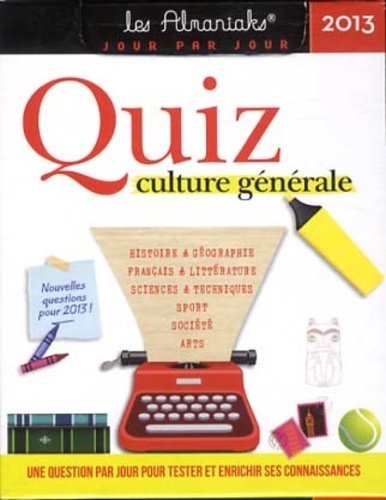 Bernard Montelh et Marie Devouge - Quiz culture générale 2013.