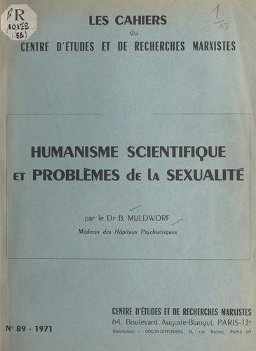 Humanisme scientifique et problèmes de la sexualité