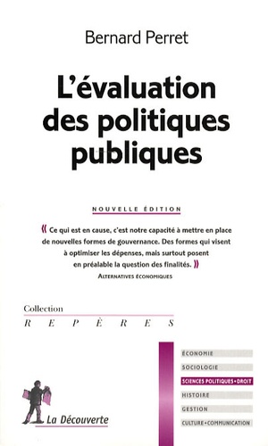 Bernard Perret - Evaluation des politiques publiques.