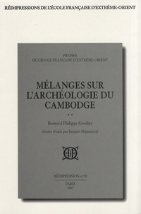 Bernard Philippe Groslier - Mélanges sur l'archéologie du Cambodge (1949-1986).