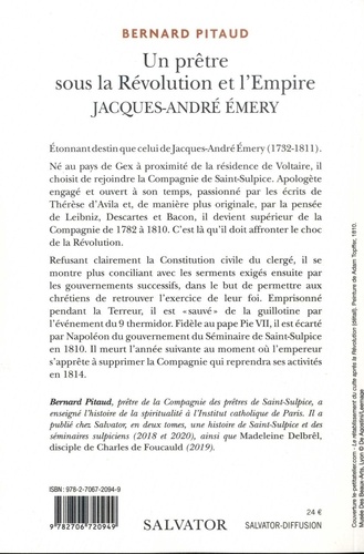 Un prêtre dans la Révolution française. Jacques-André Emery (1732-1811)