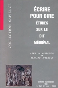 Ecrire pour dire