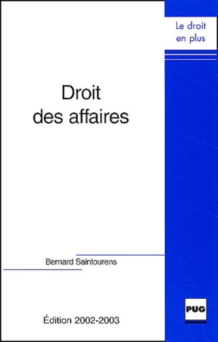 Bernard Saintourens - Droit des affaires.