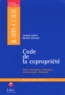 Bernard Stemmer et Jacques Lafond - Code De La Copropriete. Edition 2002.