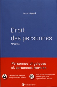 Bernard Teyssié - Droit des personnes.