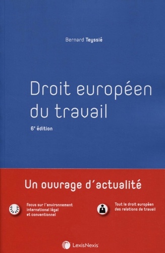 Droit européen du travail 6e édition