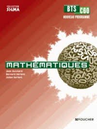 Mathématiques BTS CGO programme 2013