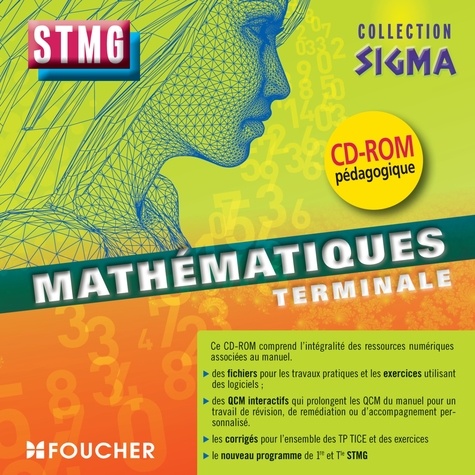 Bernard Verlant et Philippe Dutarte - Mathématiques Terminale STMG Sigma. 1 Cédérom