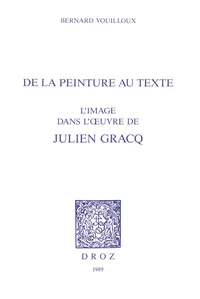 De la peinture au texte