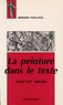 Bernard Vouilloux - La Peinture dans le texte - XVIIIe-XXe siècles.