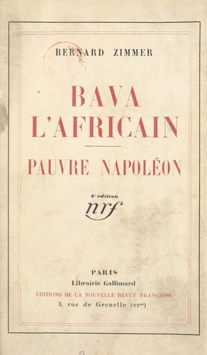 Bava l'Africain. Suivi de Pauvre Napoléon
