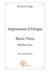 Bernard Zongo - Impressions d'afrique - recto verso - Burkina Faso.