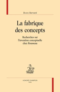 La fabrique des concepts
