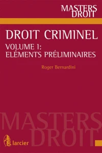 Droit criminel