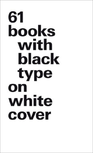 Bernd Kuchenbeiser - 61 books with black type on white cover  version luxe.