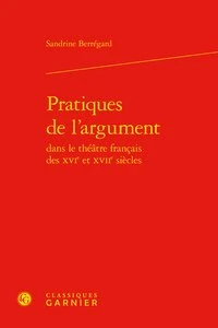 Pratiques de l'argument